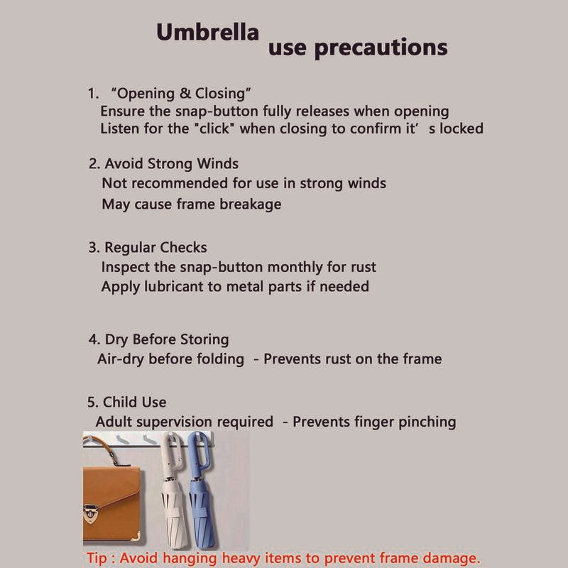 Automatic Folding Umbrella